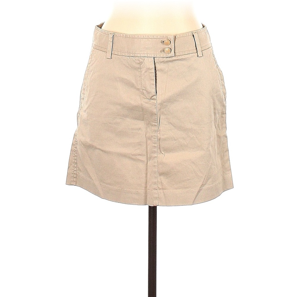 J. Crew Mini Khaki Skirt Size 2